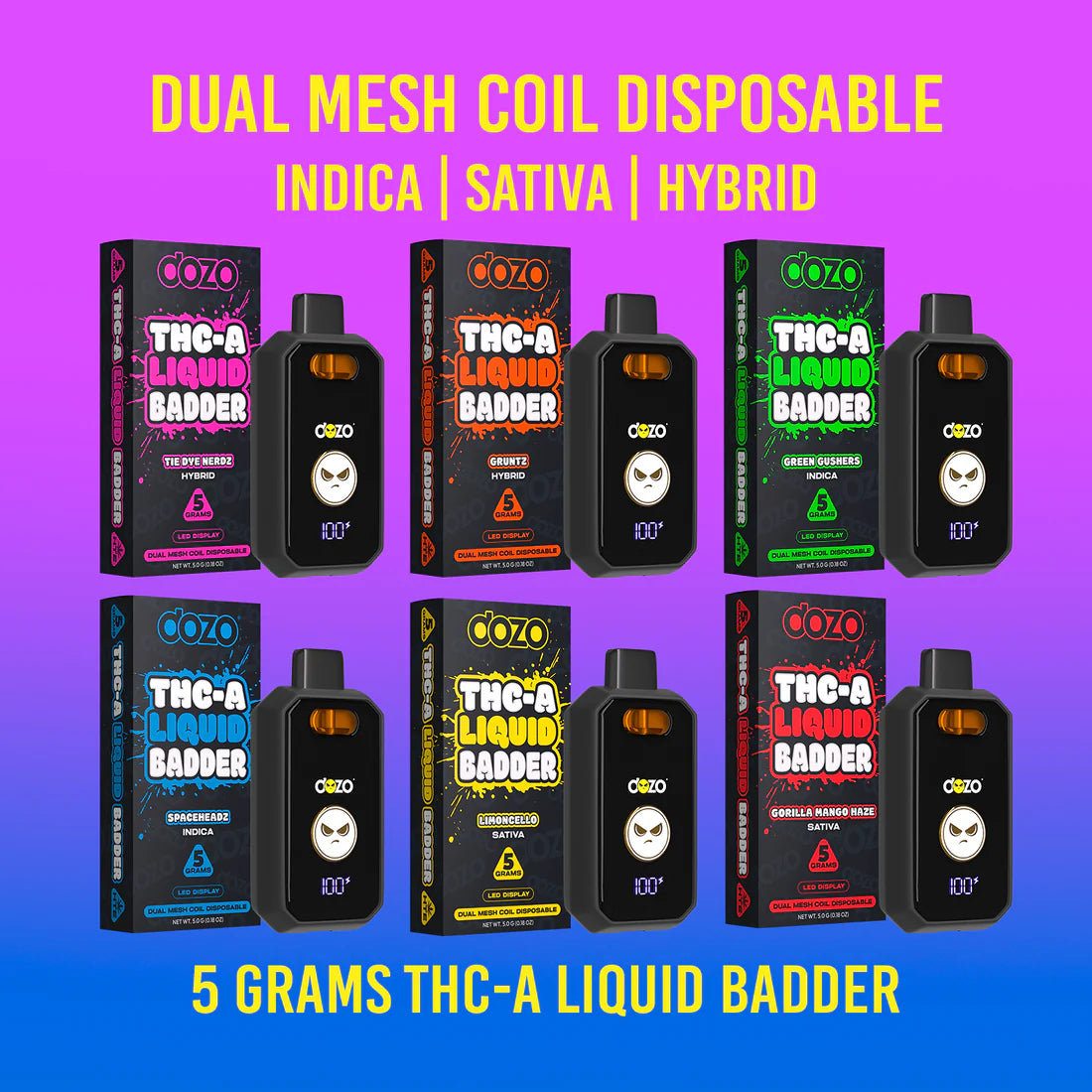 Dozo THC-A Liquid Badder | 5g