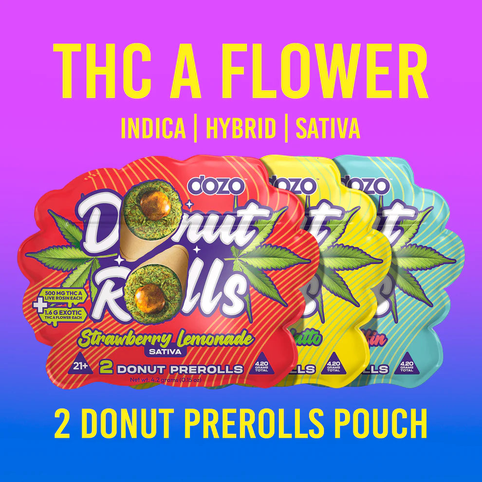 Dozo Donut Rolls Prerolls 2pk | 4.2g