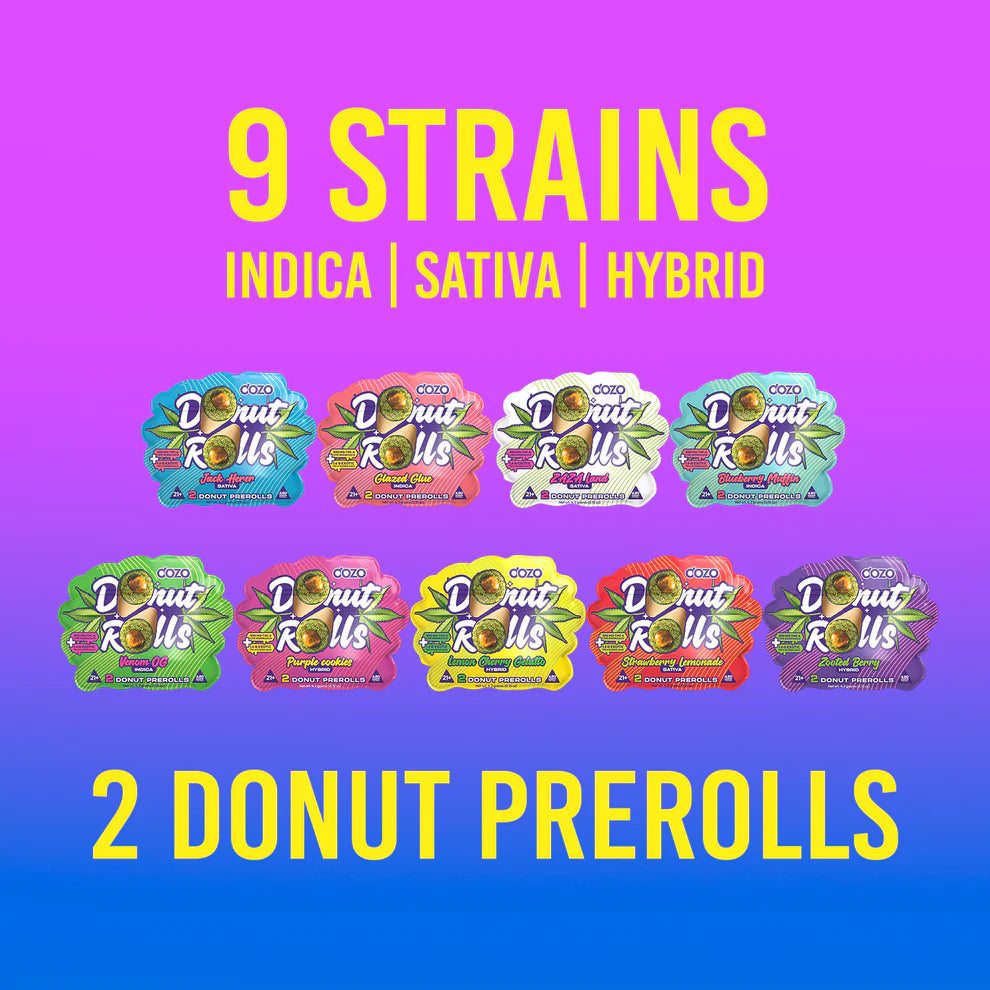 Dozo Donut Rolls Prerolls 2pk | 4.2g