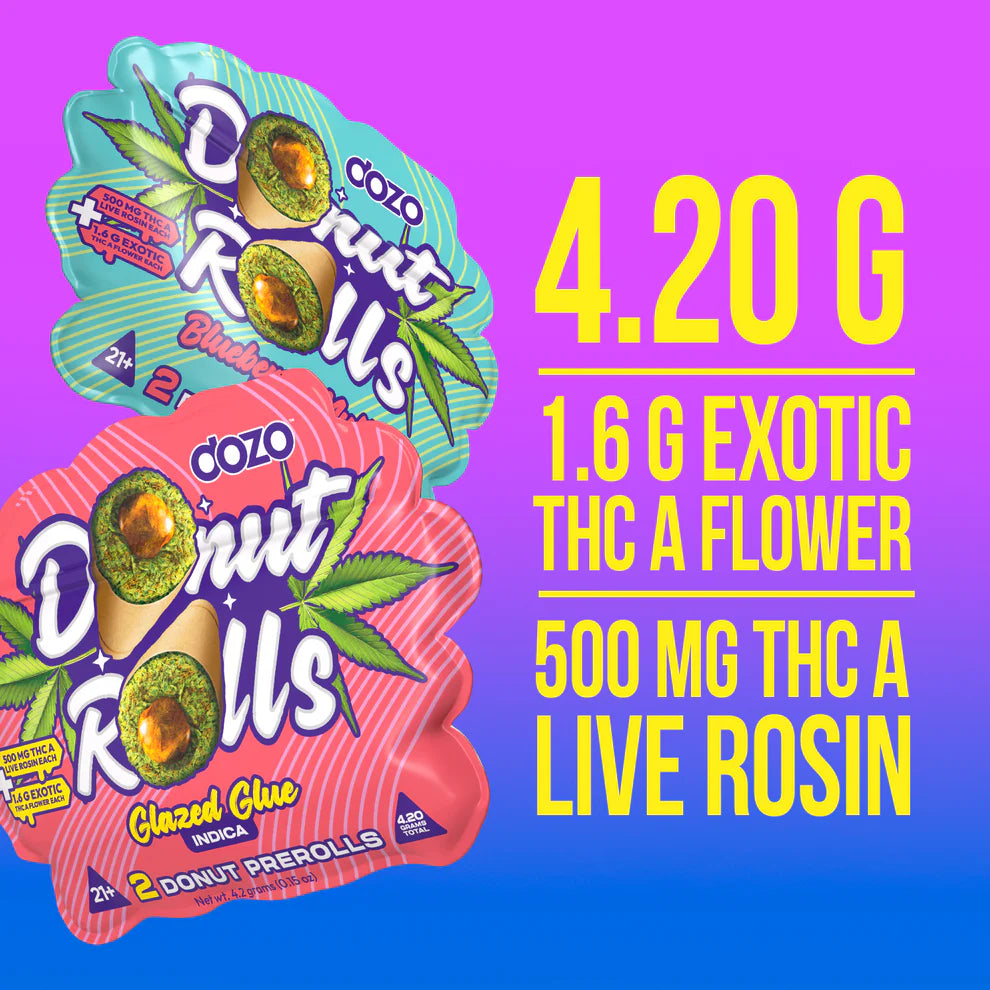 Dozo Donut Rolls Prerolls 2pk | 4.2g