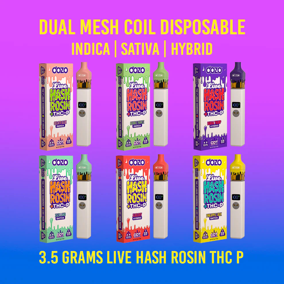 Dozo Live Hash Rosin + THC-P | 3.5g