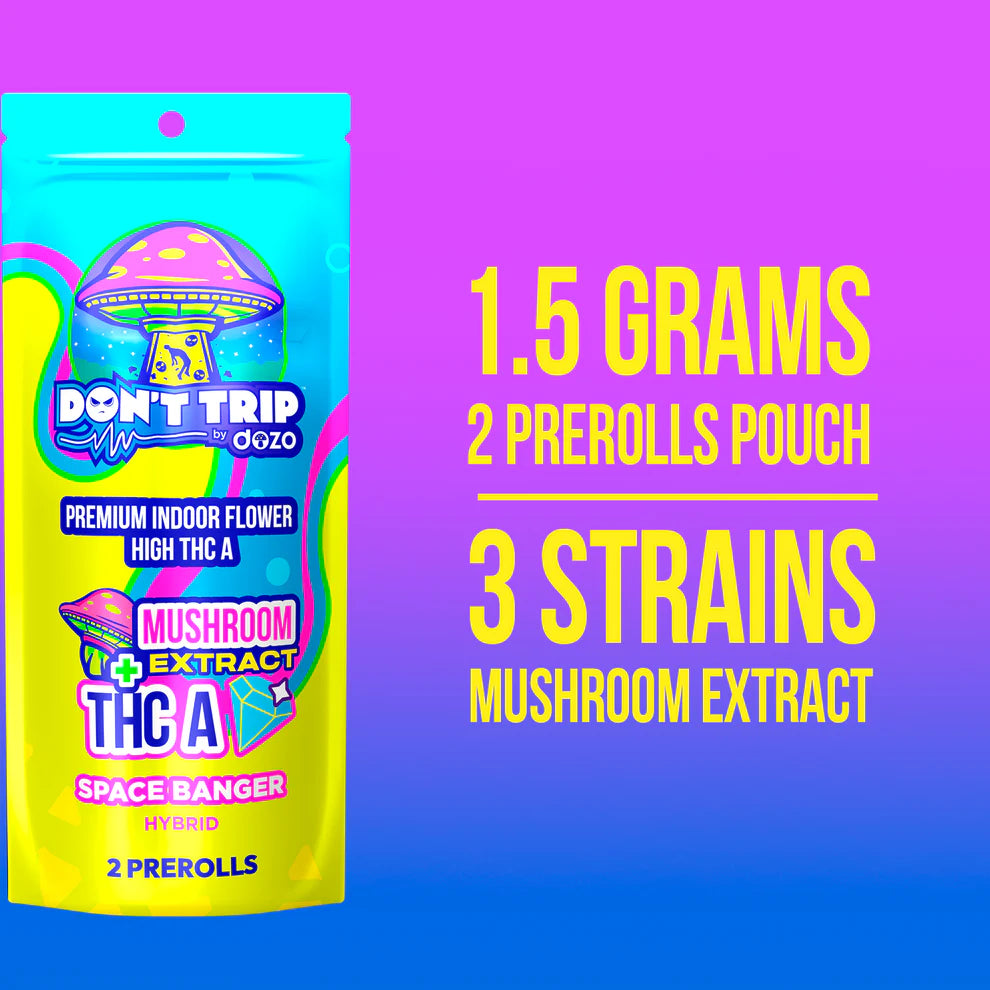 Dozo Dont Trip - Mushroom Extract Preroll 2pk | 3g